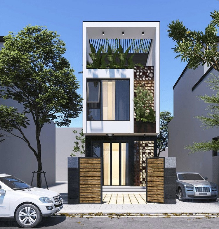 Ngắm mẫu thiết kế nhà 1 trệt 1 lầu 5x10m trẻ trung năng động