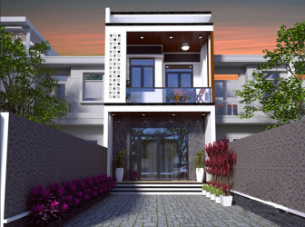 Khám Phá Mẫu Nhà Ống 2 Tầng 5x17m Mái Bằng Hiện Đại