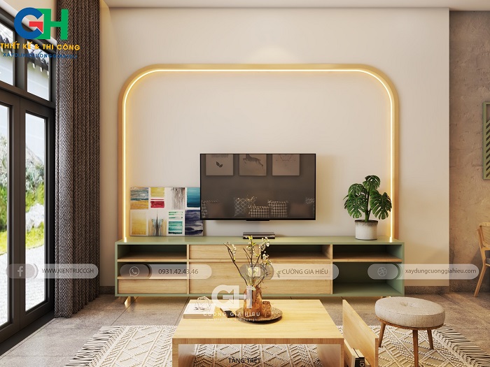 Thiết kế nhà phố 2 tầng 1 tum thang đẹp
