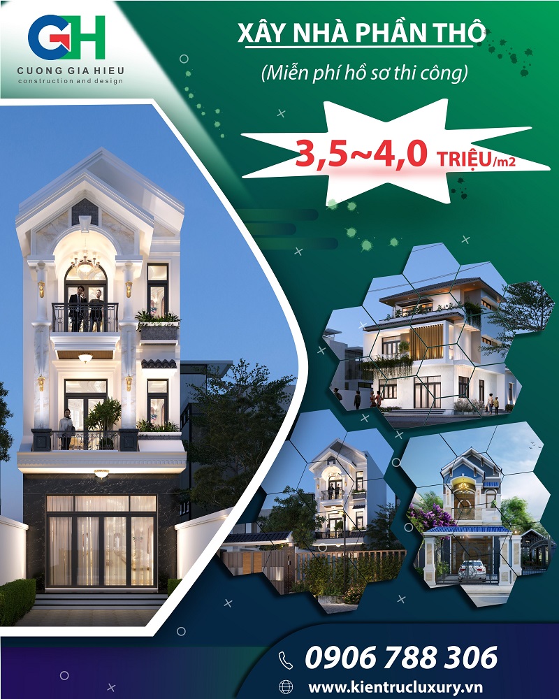 Bảng báo giá xây dựng phần thô năm 2022 - 2023