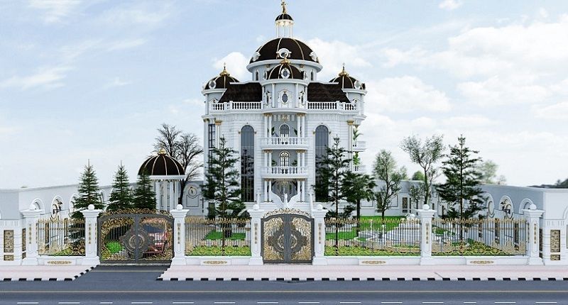 Mẫu thiết kế biệt thự lâu đài tại quãng ngãi