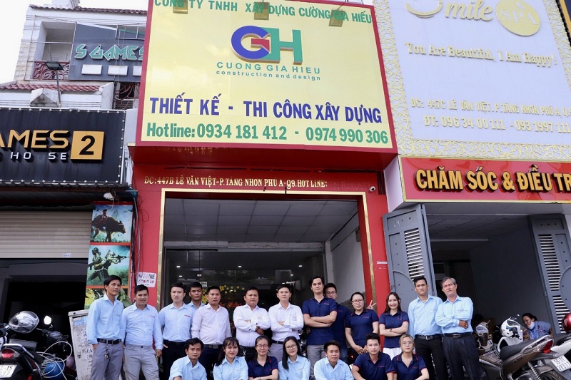 Công ty cường gia hiếu báo giá xây dựng phần thô chi tiết